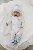 Load image into Gallery viewer, Baby Knit Beanie | Soft Blue