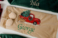 Load image into Gallery viewer, Deluxe Embroidered Santa Sack - Christmas Truck