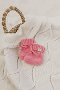 Load image into Gallery viewer, Baby Knit Booties | Rosewater