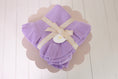 Load image into Gallery viewer, Frilly Knit Blanket | Lilac