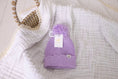 Load image into Gallery viewer, Scallop Edge Baby Knit Beanie | Lilac