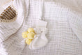 Load image into Gallery viewer, Knitted Booties | Yellow Poms