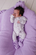Load image into Gallery viewer, Frilly Knit Blanket | Lilac