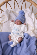 Load image into Gallery viewer, Baby Knit Beanie | Cloud Blue