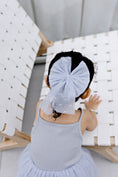 Load image into Gallery viewer, Large Tulle Sailor Bow - Dusty Blue