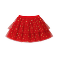 Load image into Gallery viewer, Classic Christmas Tulle Skirt - Red Stars