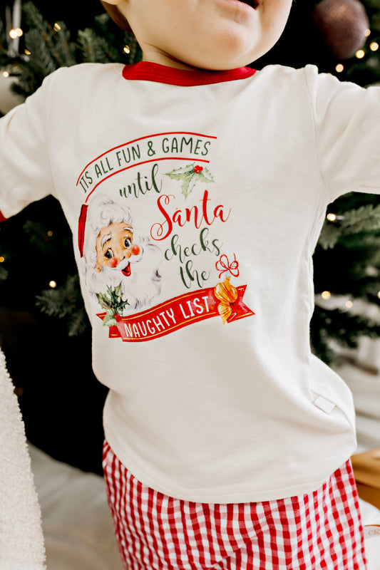 Santa's Naughty List - Bamboo Tee