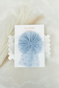 Load image into Gallery viewer, Large Tulle Sailor Bow - Dusty Blue
