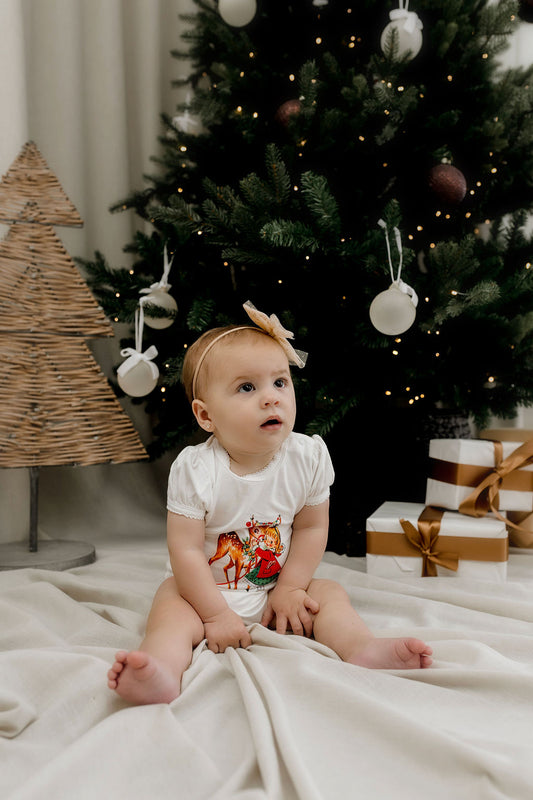 Reindeer Belle - Bamboo Bodysuit