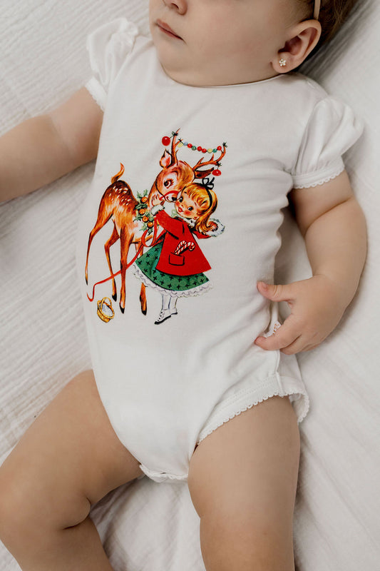 Reindeer Belle - Bamboo Bodysuit