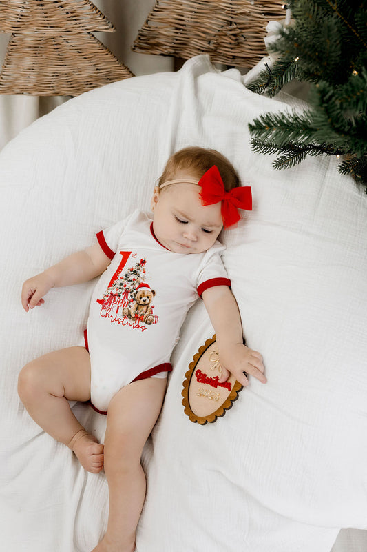Cherry Tulle Bow
