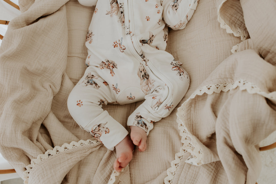 Pawfect Pals - Bamboo Zipsuit