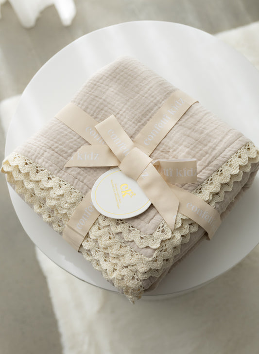 Classic Muslin Blanket - Oatmeal