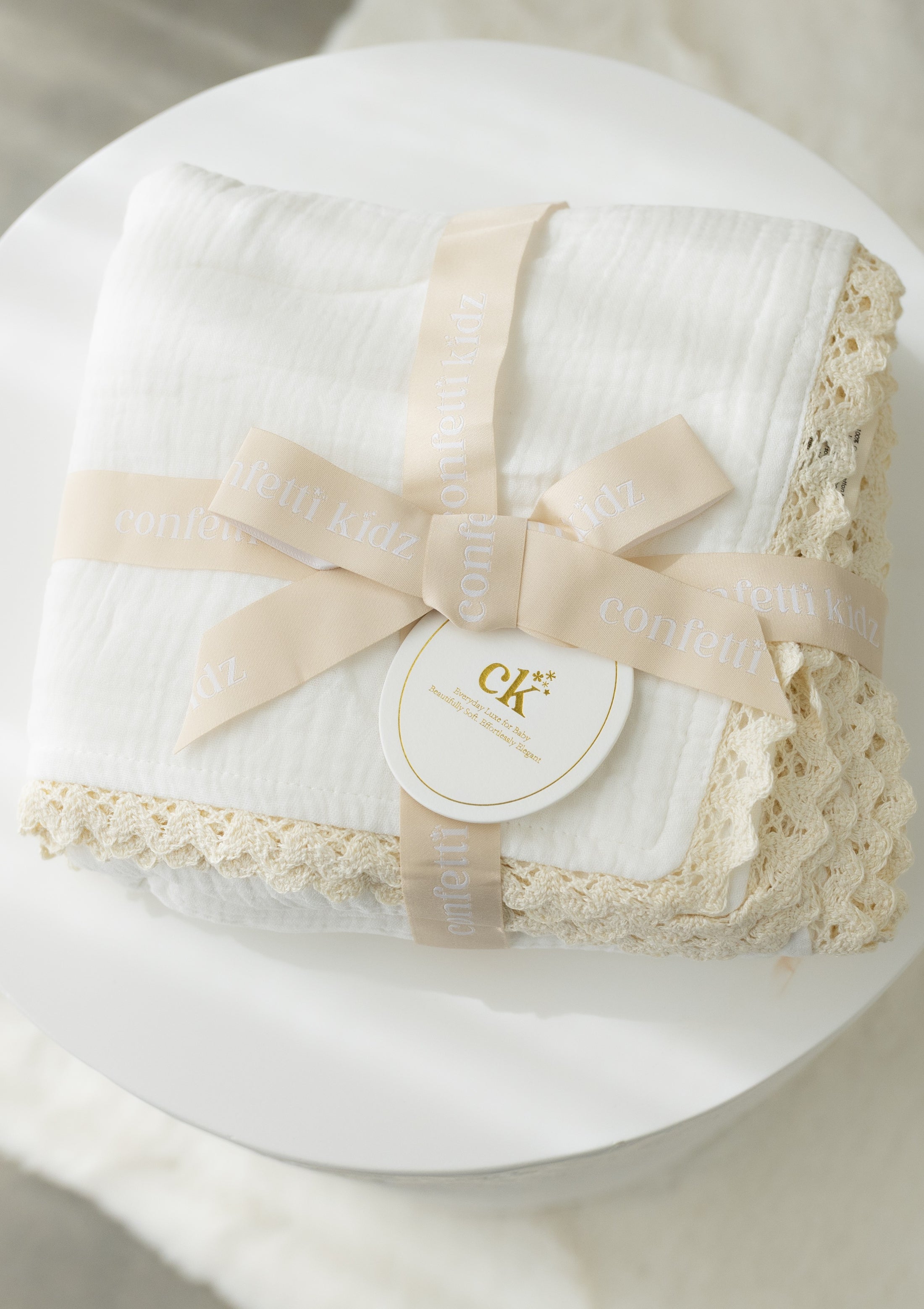 Classic Muslin Blanket - White