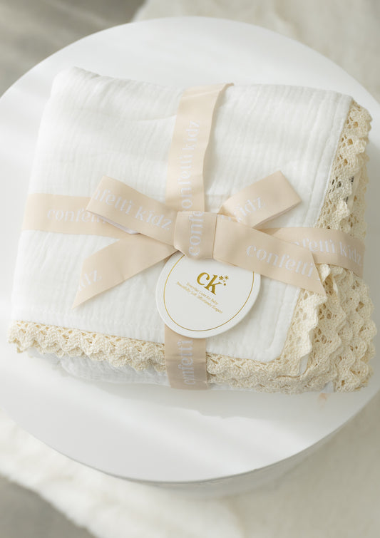 Classic Muslin Blanket - White