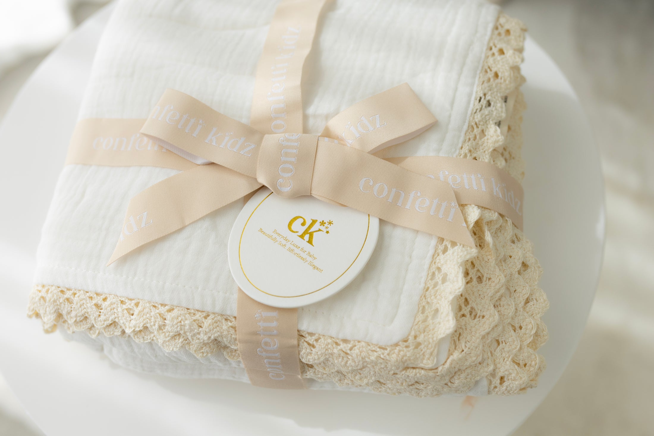 Classic Muslin Blanket - White