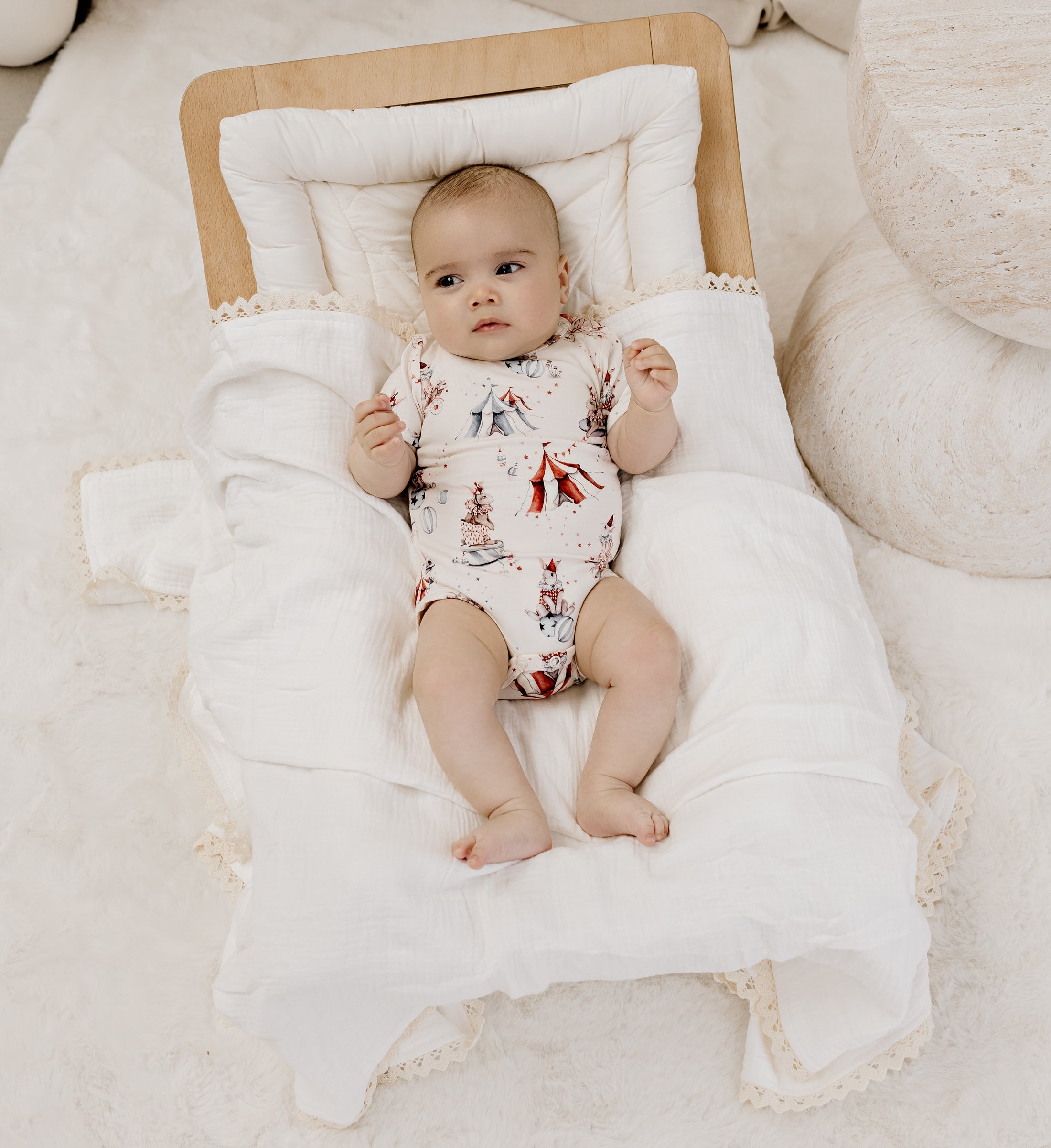 Circus Bunnies - Bamboo Bodysuit