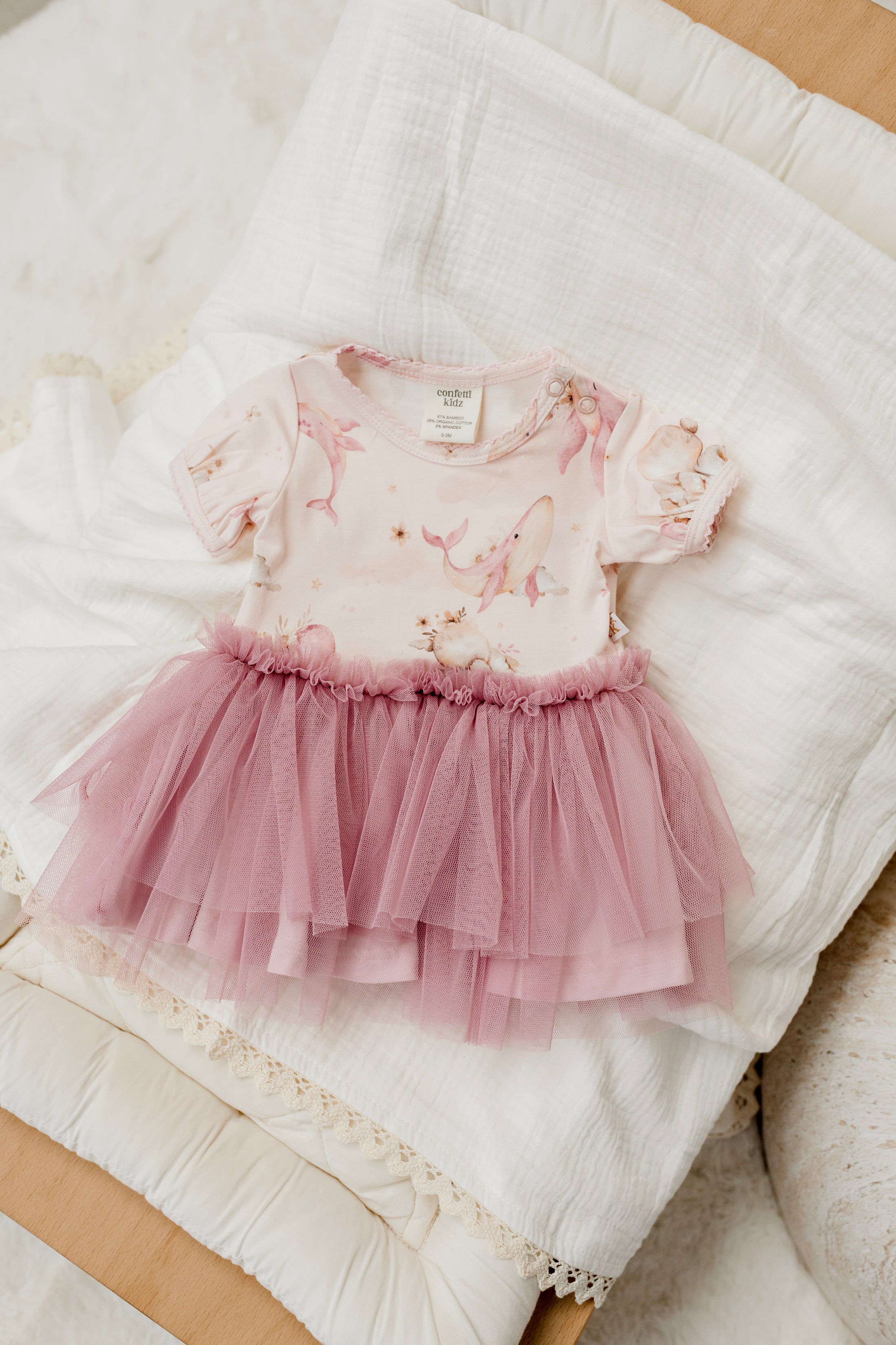 Whimsical Whale - Onesie Tutu Dress