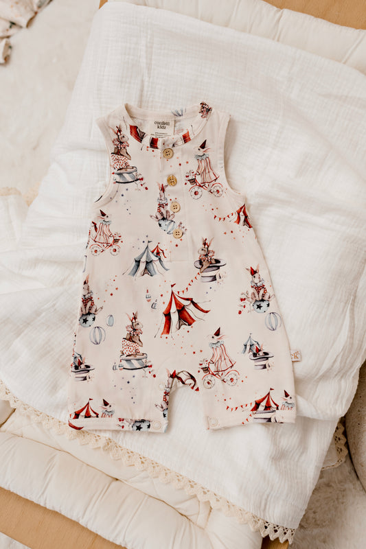 Circus Bunnies - Sleeveless Romper