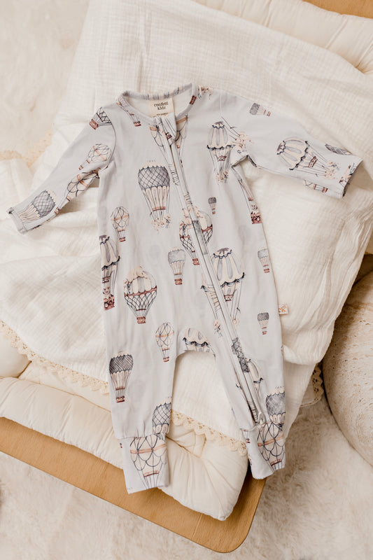 Dreamy Sheep - Bamboo Zipsuit