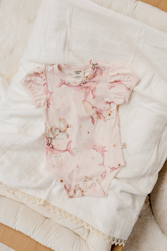 Whimsical Whale - Bamboo Bodysuit