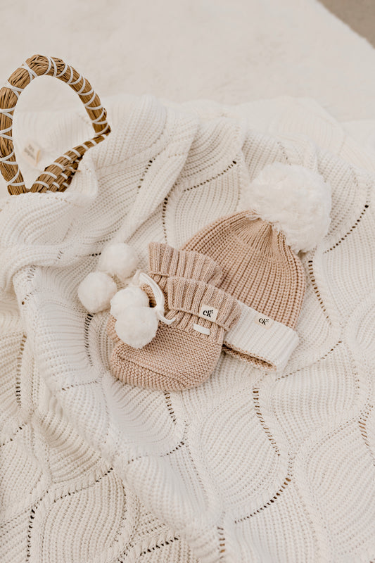 Baby Knit Beanie | Biscotti
