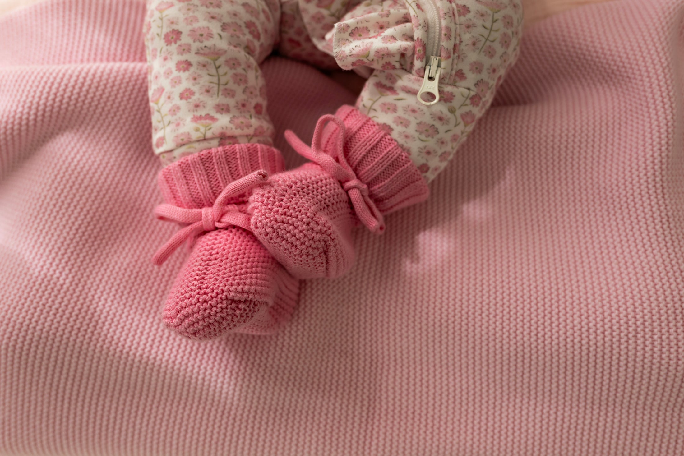 Baby Knit Booties | Rosewater