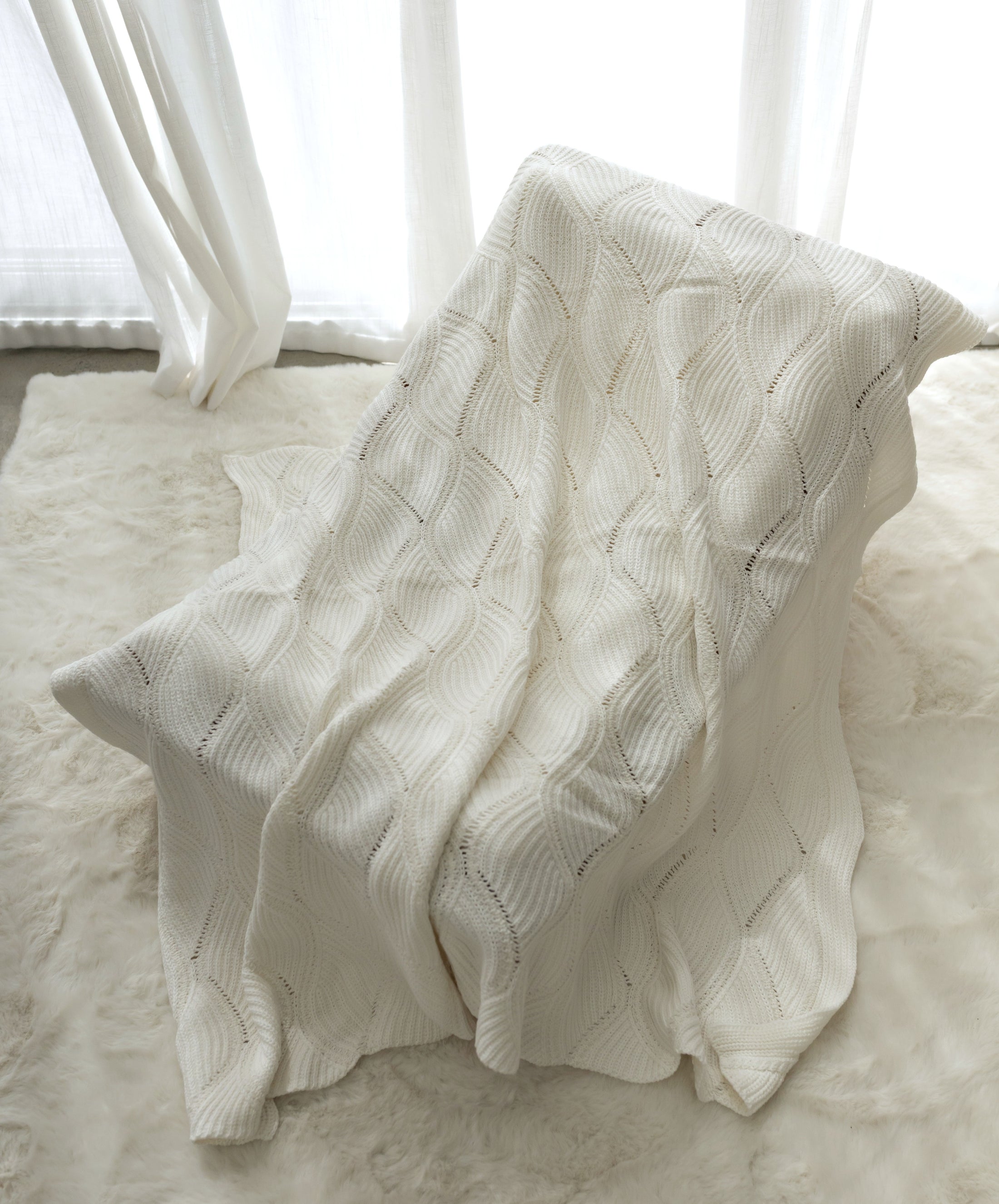 Keepsake Knit Blanket | Ivory