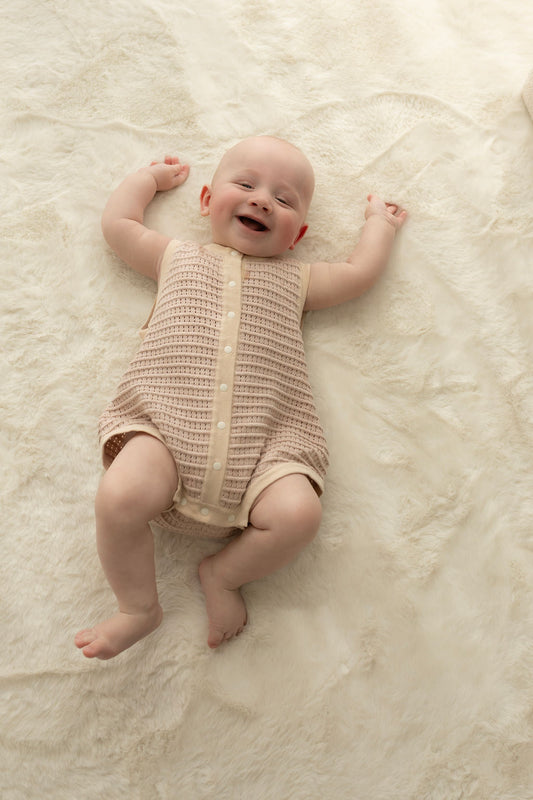 Breezy Knit Romper | Biscotti