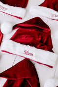 Load image into Gallery viewer, Luxe Embroidered Family Santa Hat
