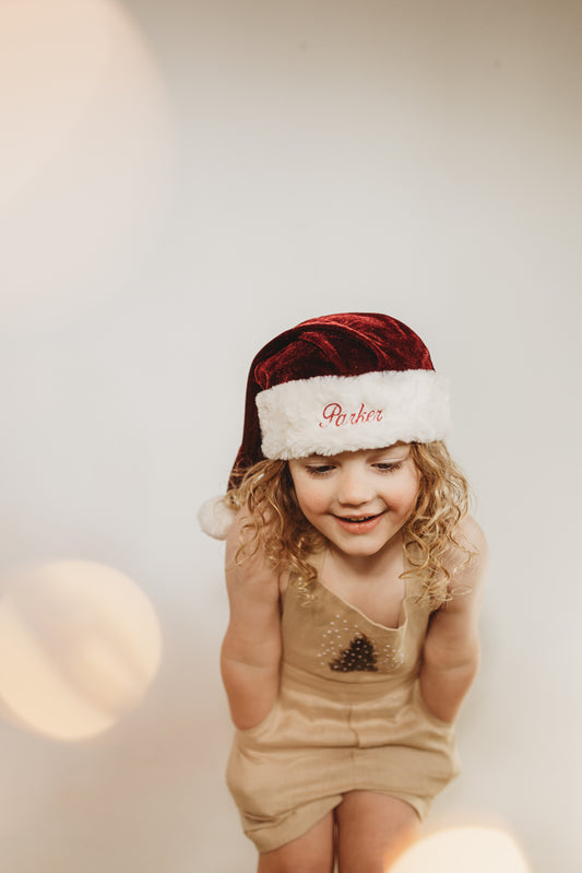 Personalised Luxe Family Santa Hats