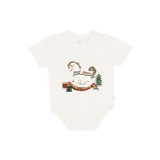 Christmas Rocking Horse Bodysuit