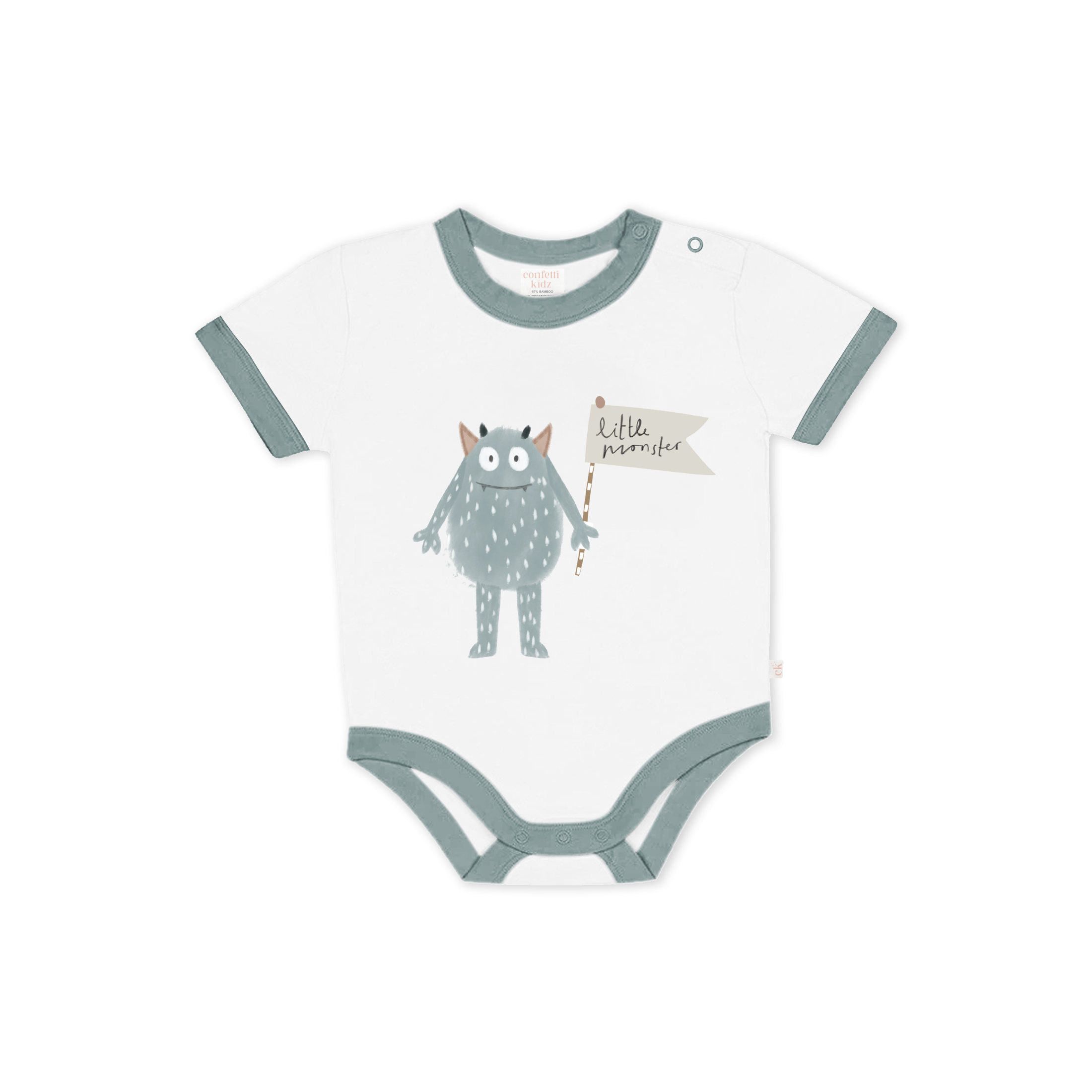 Print Bodysuit - Little Monsters