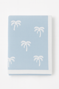 Load image into Gallery viewer, Reversible Knit Blanket | Ocean Palms
