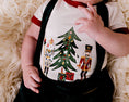 Load image into Gallery viewer, Velvet Suspenders - Mistletoe
