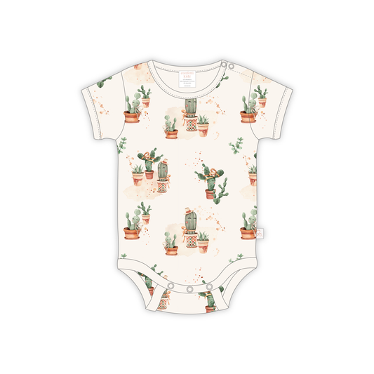 Happy Cactus - Bamboo Bodysuit