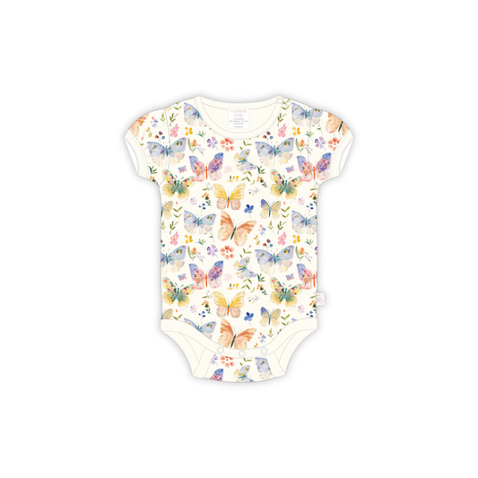 Butterfly Blooms - Bamboo Bodysuit