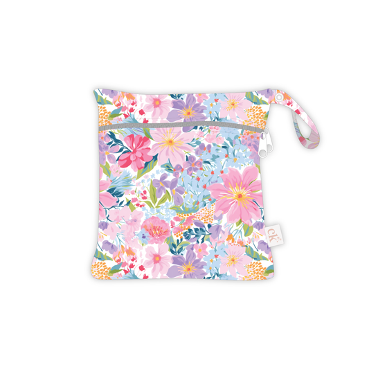 Double Pocket Wet Bag - Summer Blooms