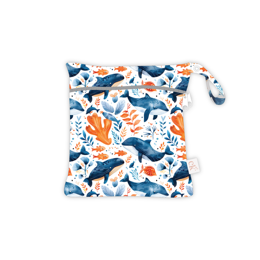 Double Pocket Wet Bag - Sea Symphony