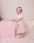 Load image into Gallery viewer, Sparkly Pink Tulle Bow
