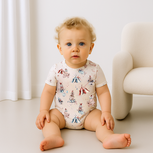 Circus Bunnies - Bamboo Bodysuit