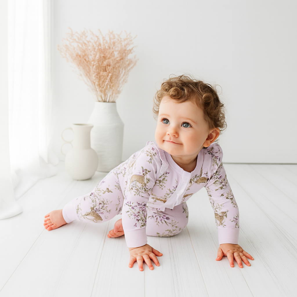 Enchanted Gardens - Bamboo Zipsuit