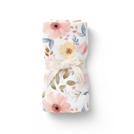 Organic Baby Wrap - Sweet Florals