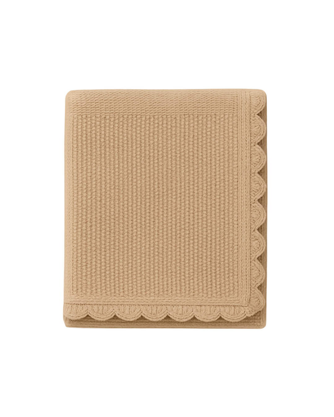 Heirloom Knit Blanket | Fawn Speckle