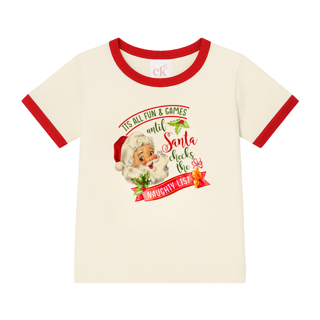 Santa's Naughty List - Bamboo Tee