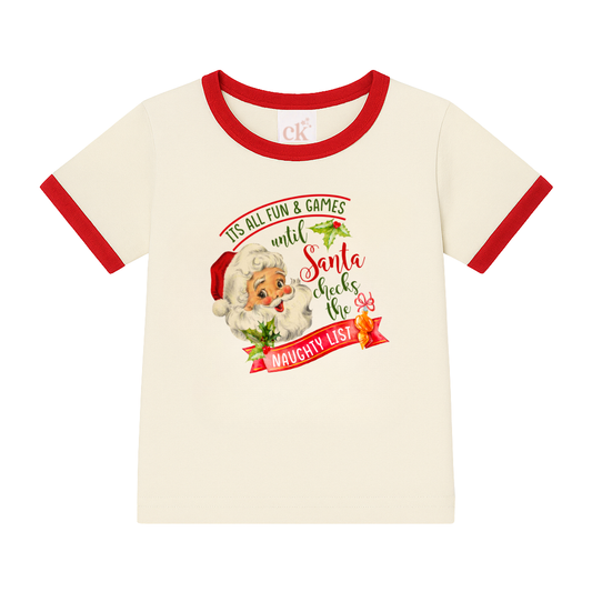Santa's Naughty List - Bamboo Tee