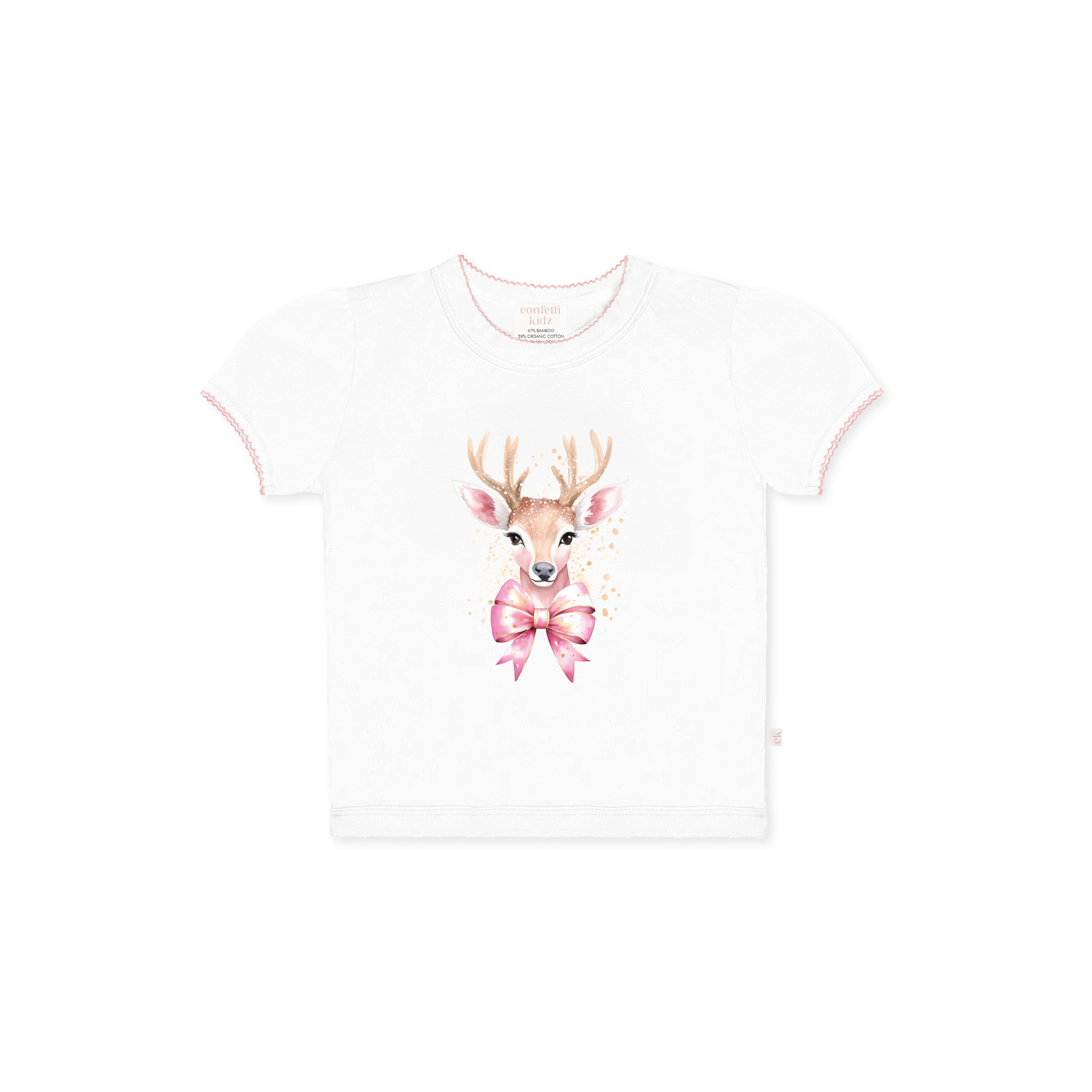 Golden Reindeer Tee