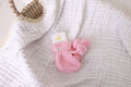 Knitted Booties | Pink Poms