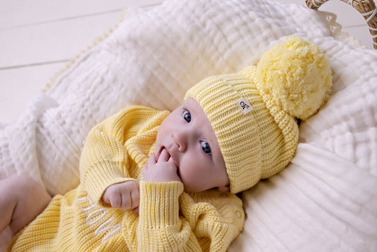 Baby Knit Beanie | Buttercream