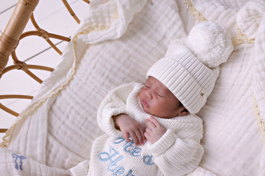 Baby Knit Beanie | Snow